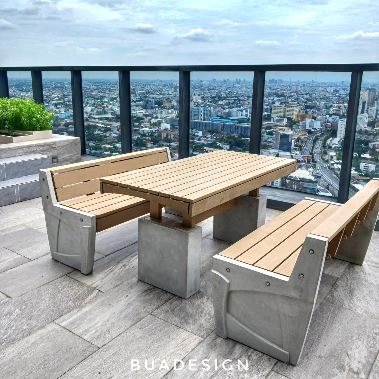 #buadesignstudio #outdoorfurniture #outdoorbench #bench #������ʹ��#��ҹ��ʹ�� #���������ʹ��#���ʹ�� #����������ҧ�� #ecowood